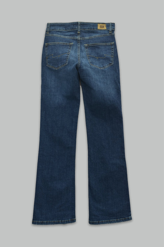 Pantalón Acampanado de mezclilla para mujer