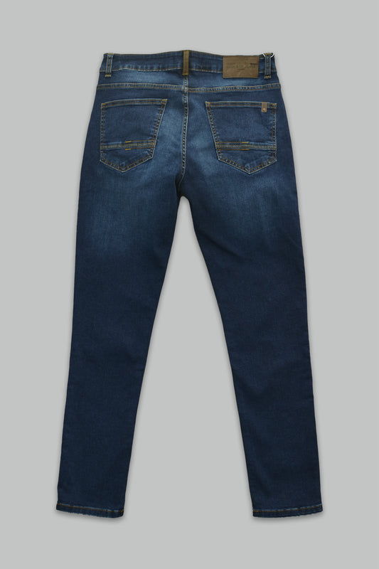 Pantalón de mezclilla slim fit para hombre