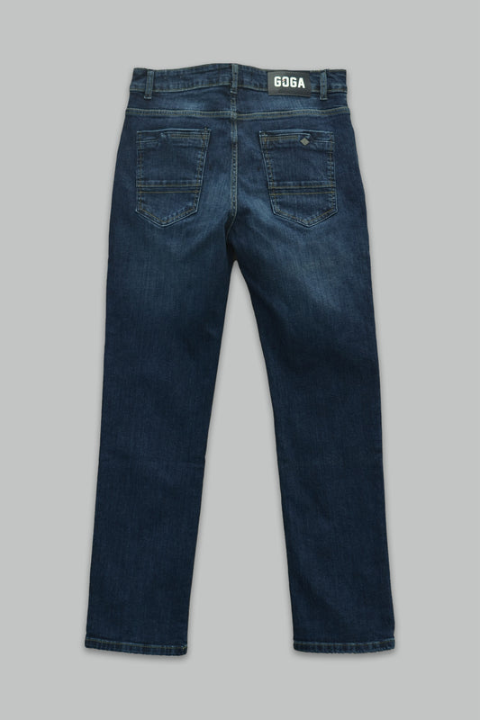 Pantalón de mezclilla Regular Stretch Confort Fit para hombre