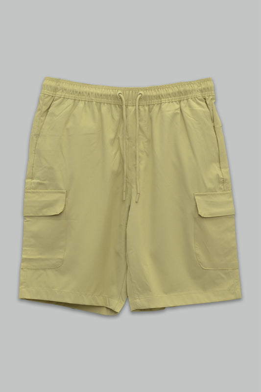 Bermuda de gabardina Cargo para hombre