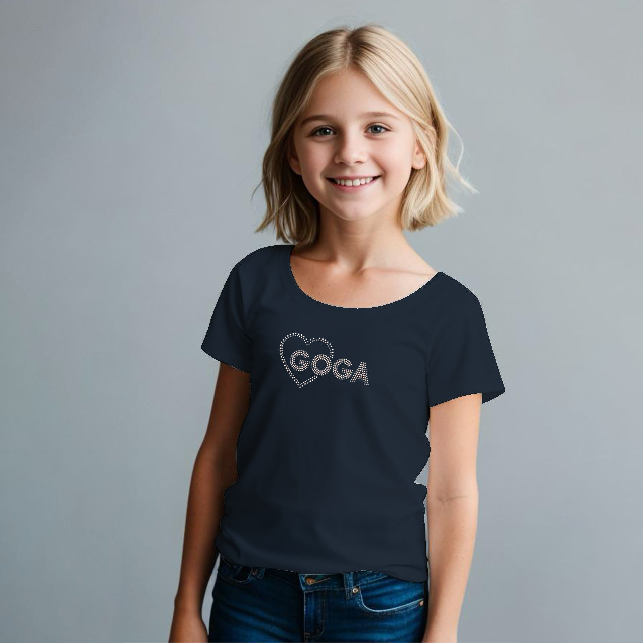 Playera Con Brillos para niña