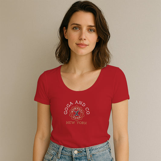 Playera Estampada/Bordada para mujer