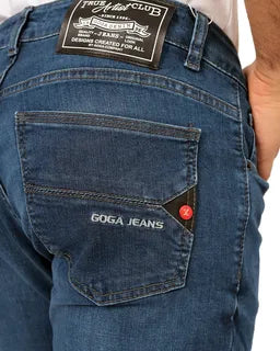 Pantalón de mezclilla slim fit para hombre