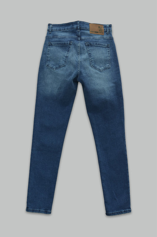 Pantalón de mezclilla slim fit para hombre