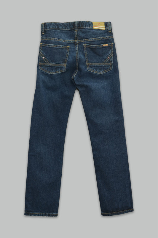 Pantalón de mezclilla slim fit Rigido para niño
