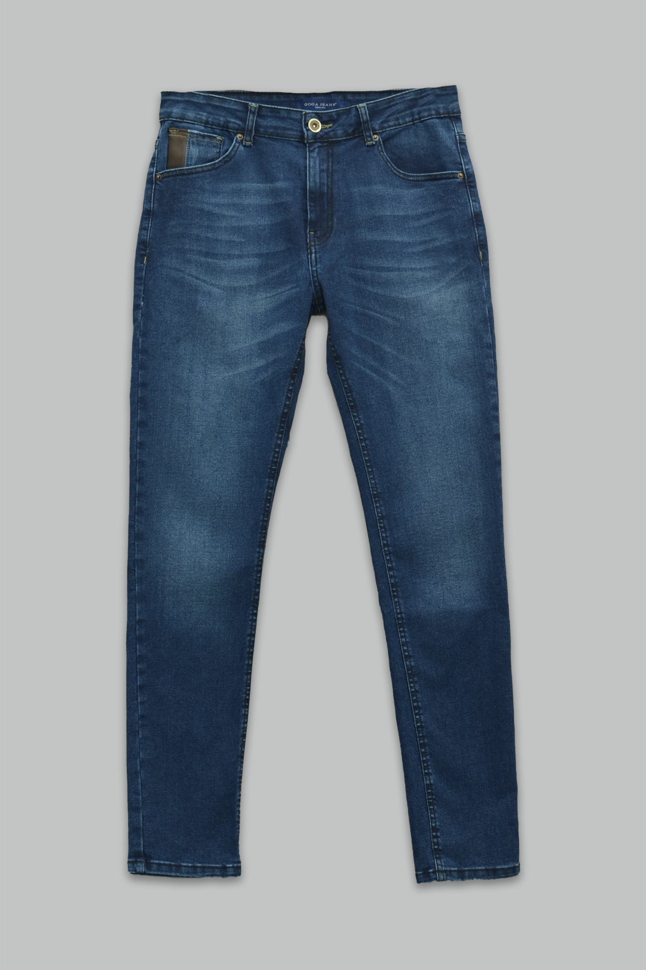 Slim Fit Jeans Rectos Para Hombres Jeans Para Hombre Mezclilla