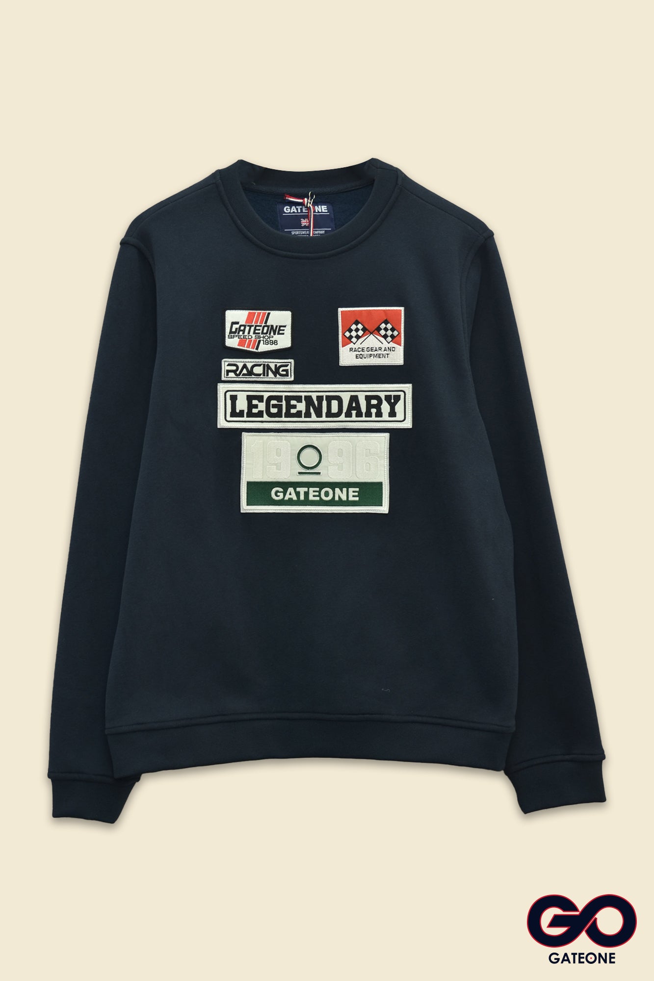 Sudadera para hombre Cuello redondo