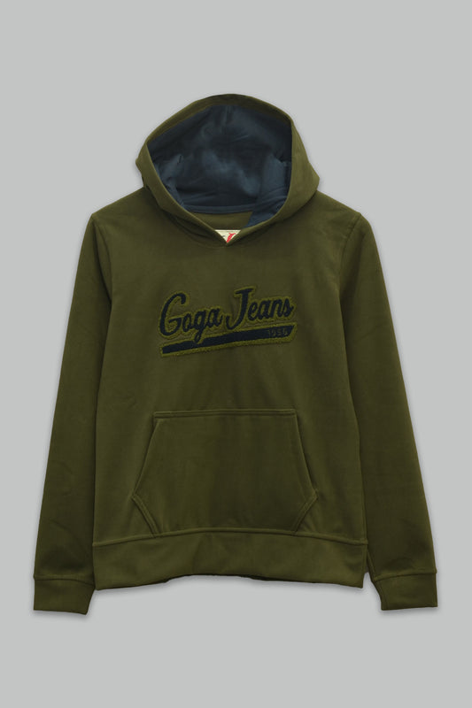 Sudadera Supersoft polar para Mujer bordada con manga larga, capucha ajustable, bolsas frontales