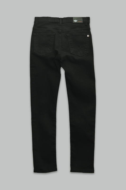 Pantalón Negro de mezclilla slim fit Strech para niño