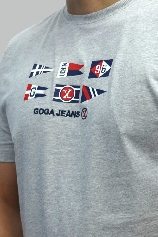 Playera Bordada y Estampada para hombre.