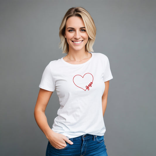 Playera Bordada para mujer.