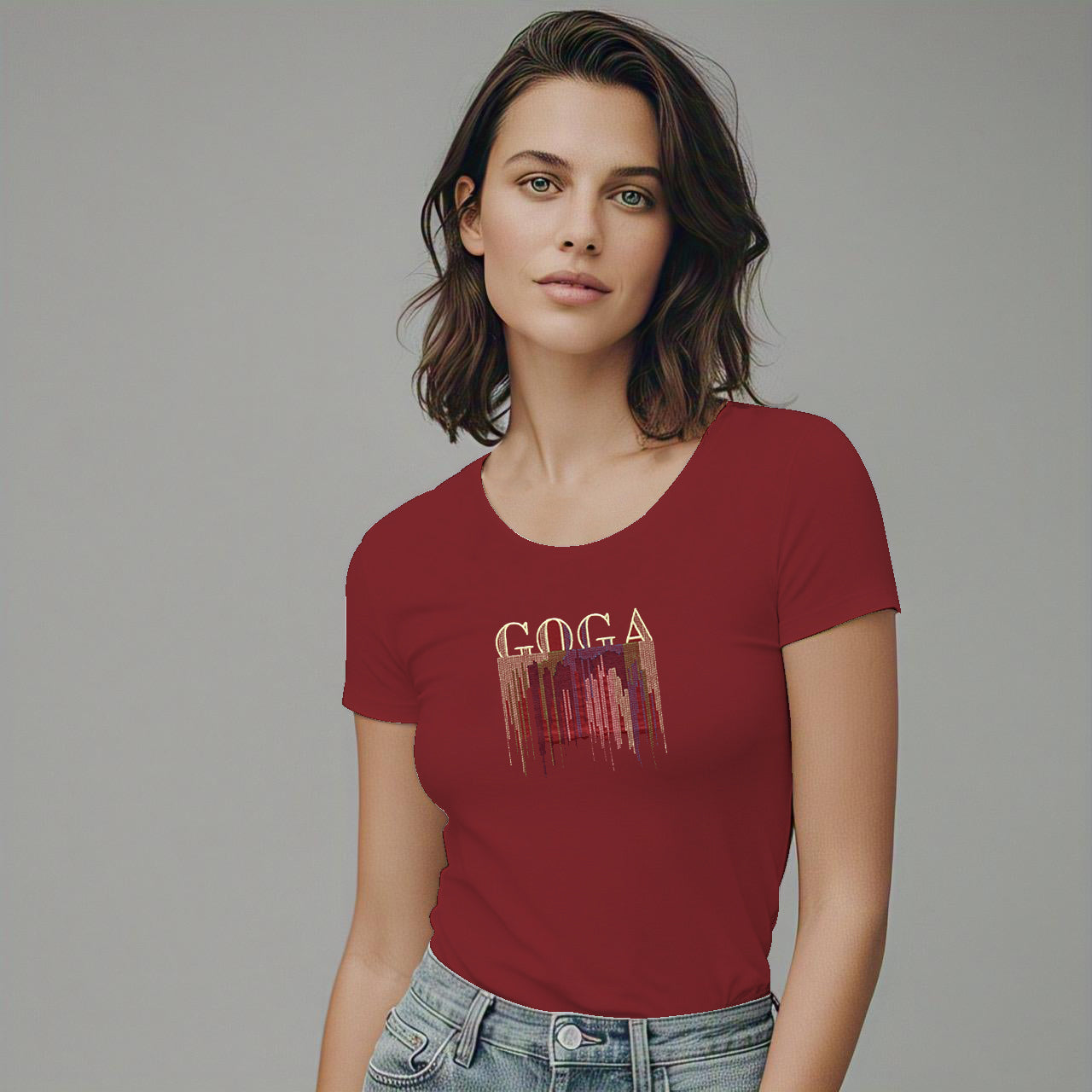 Playera Bordada para mujer.