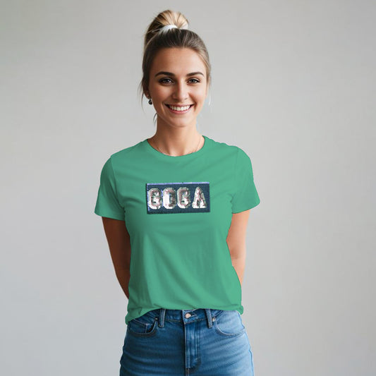 Playera con Lentejuela para mujer.