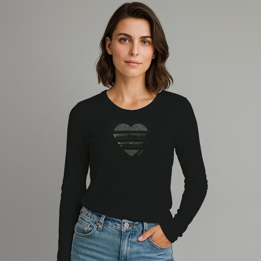 Playera Estampada/Lentejuela para mujer