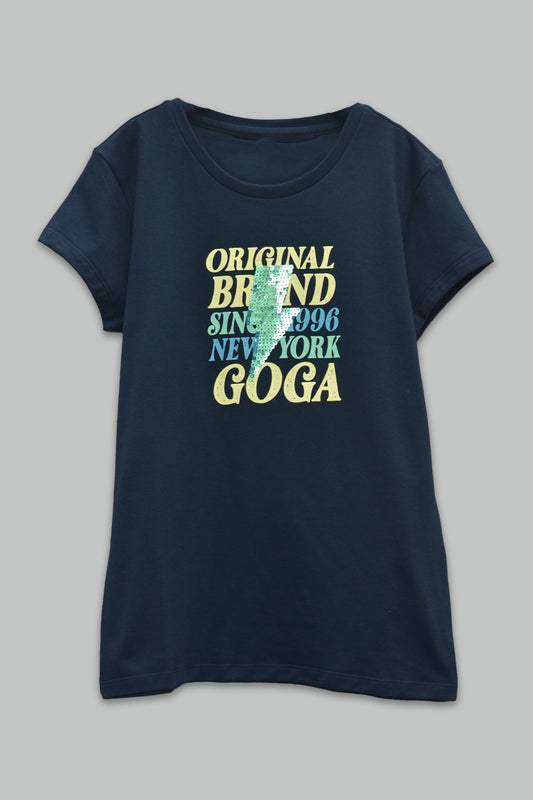 Playera Estampada con Lentejuela para niña