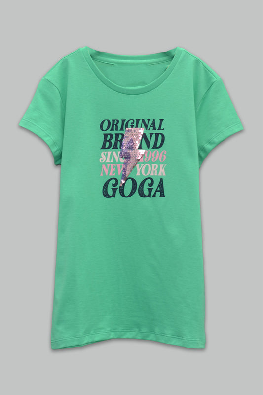 Playera Estampada con Lentejuela para niña