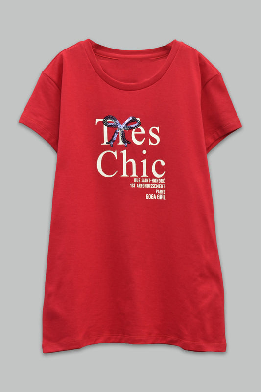 Playera Estampada con Lentejuela para niña