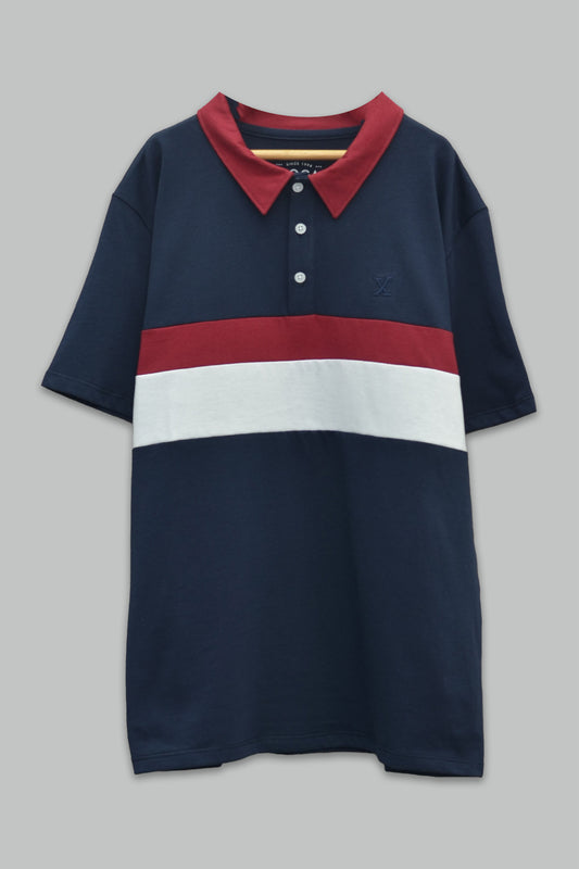 Playera Bordada Tipo Polo para niño