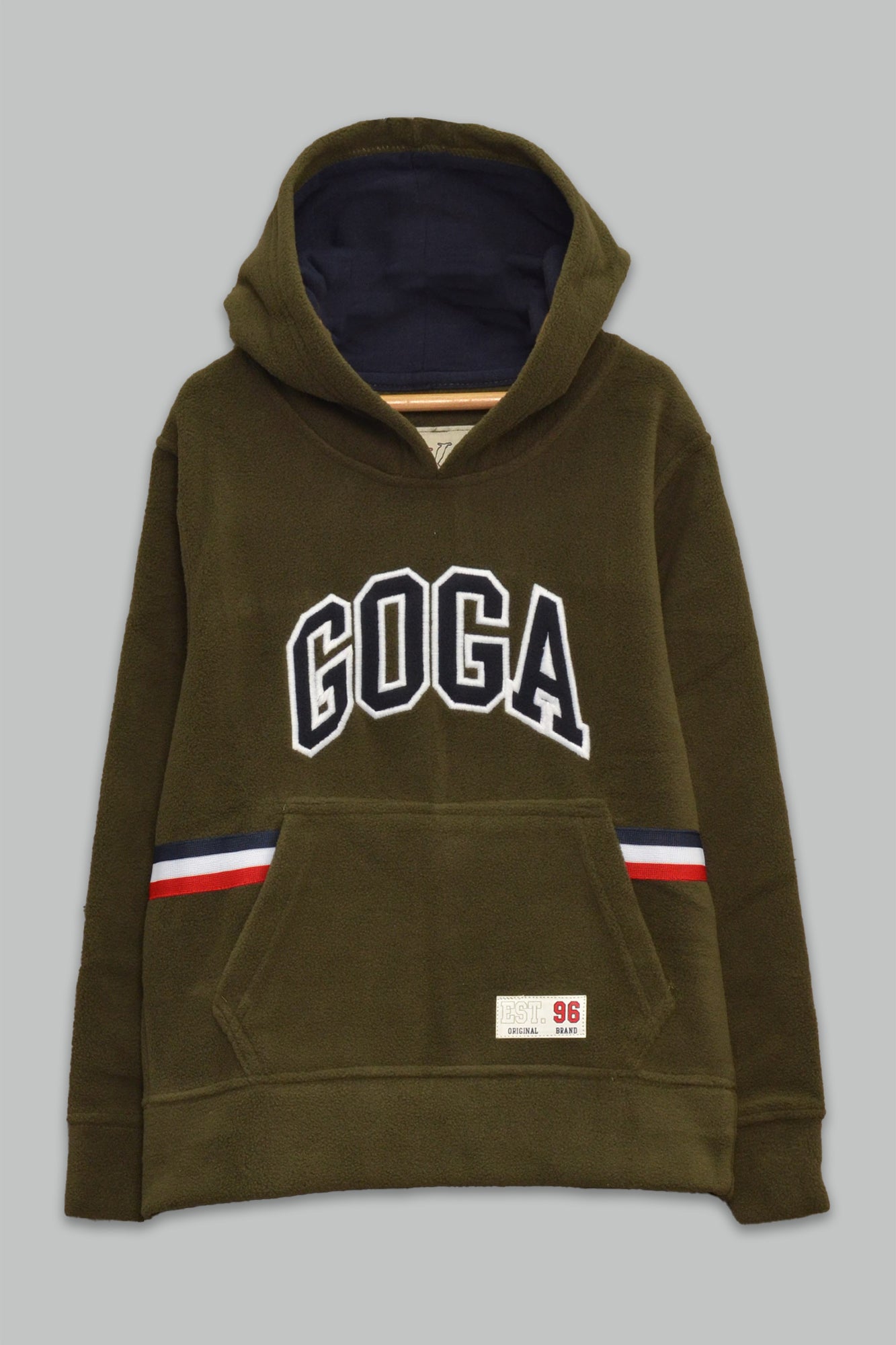 Goga Sudadera Polar Negra Forro Polar Sudadera Goga Hombre
