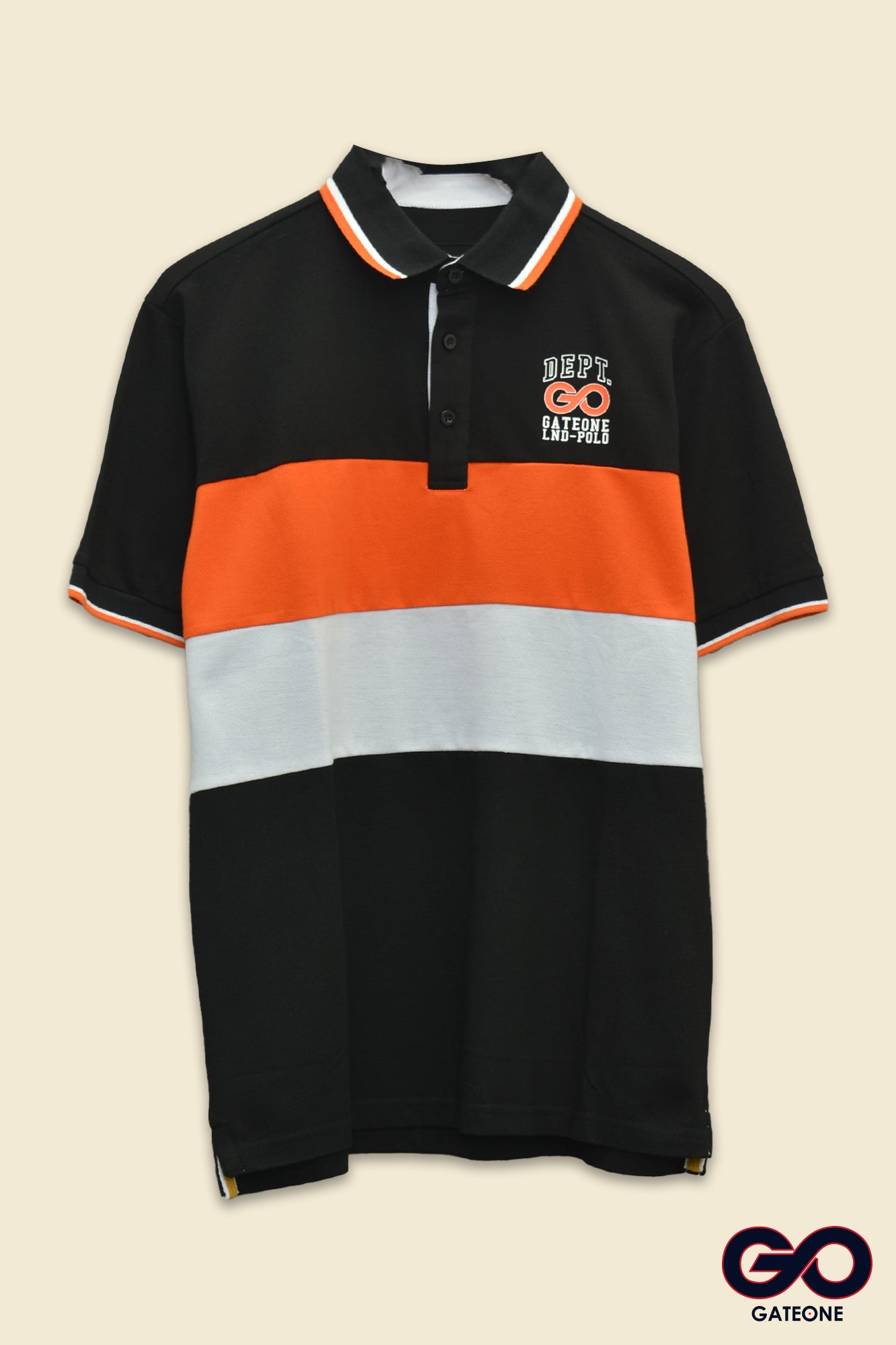 Playera para hombre Tipo Polo Bordada.