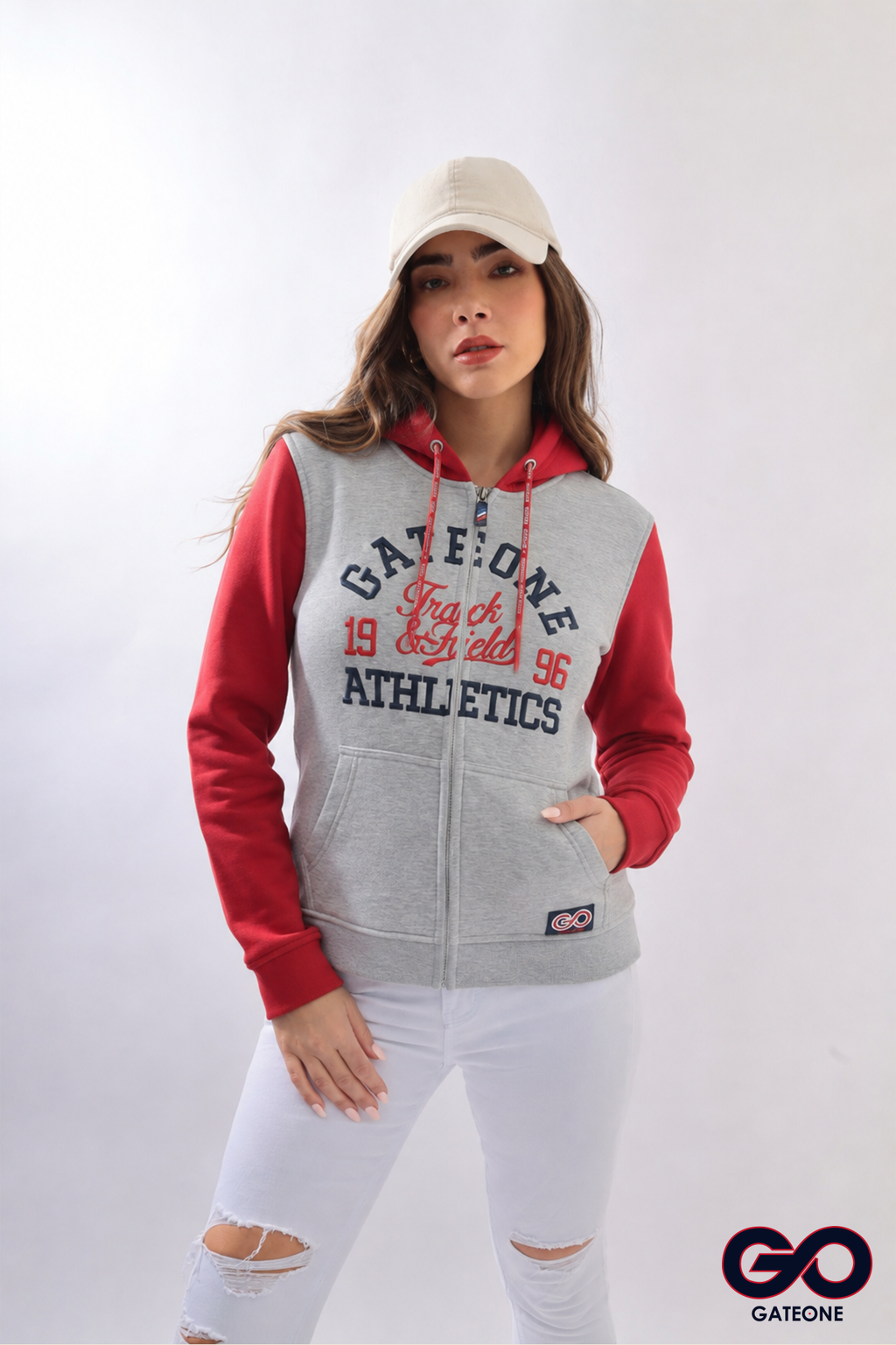 Sudadera Gate One Athletics Capucha Cierre