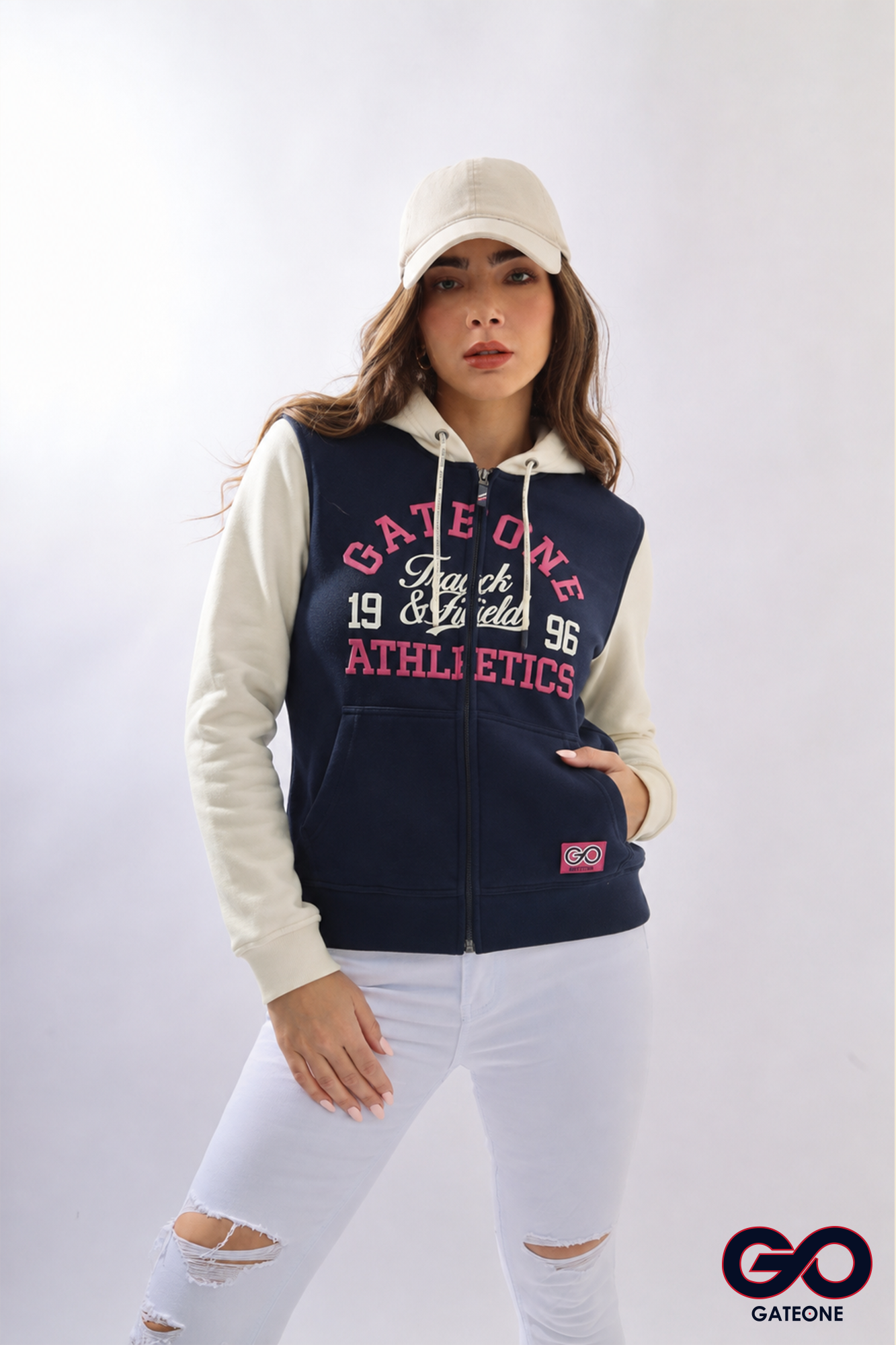 Sudadera Gate One Athletics Capucha Cierre