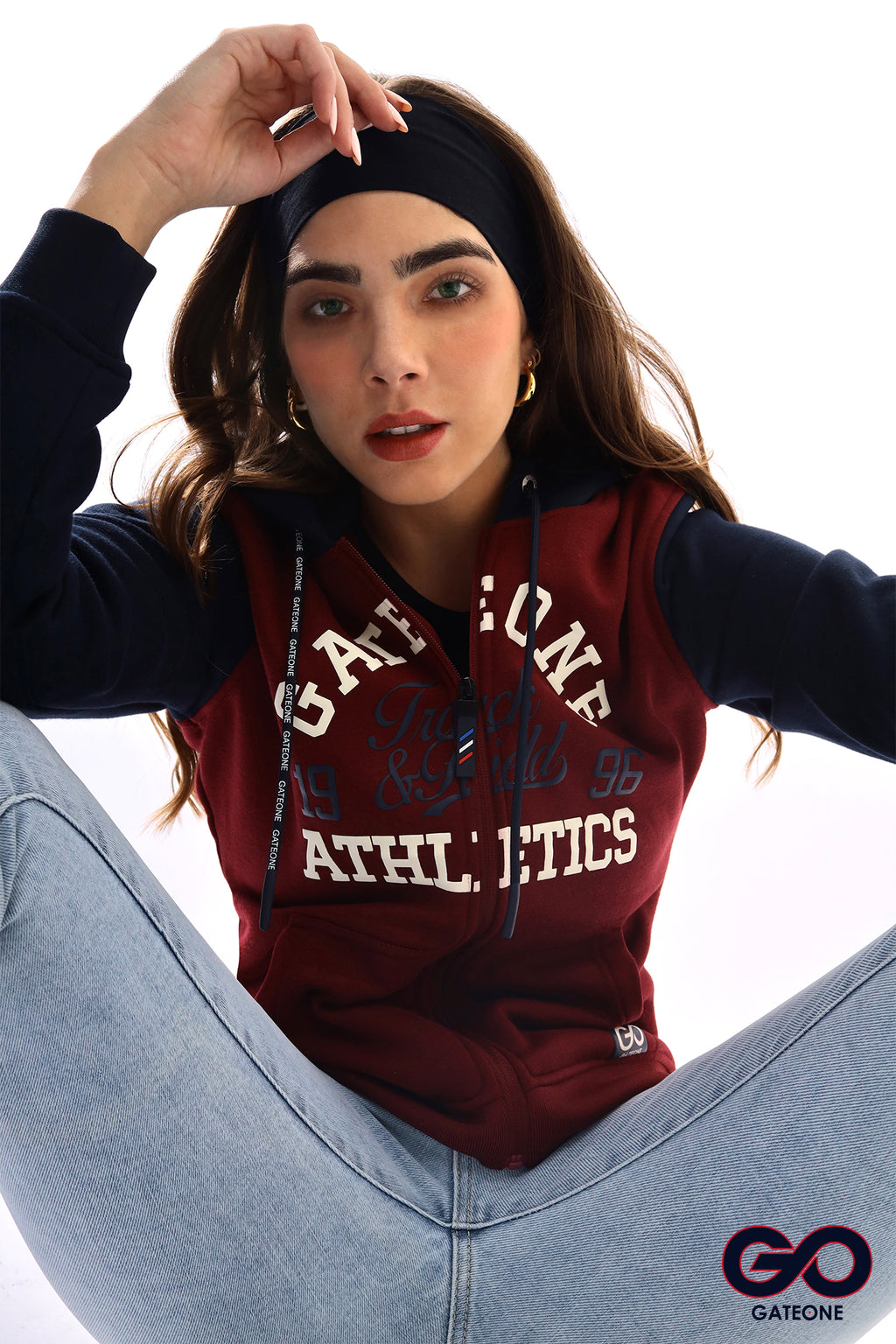 Sudadera Gate One Athletics Capucha Cierre