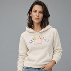 Sudadera para Mujer, bolsas frontales y cierre.