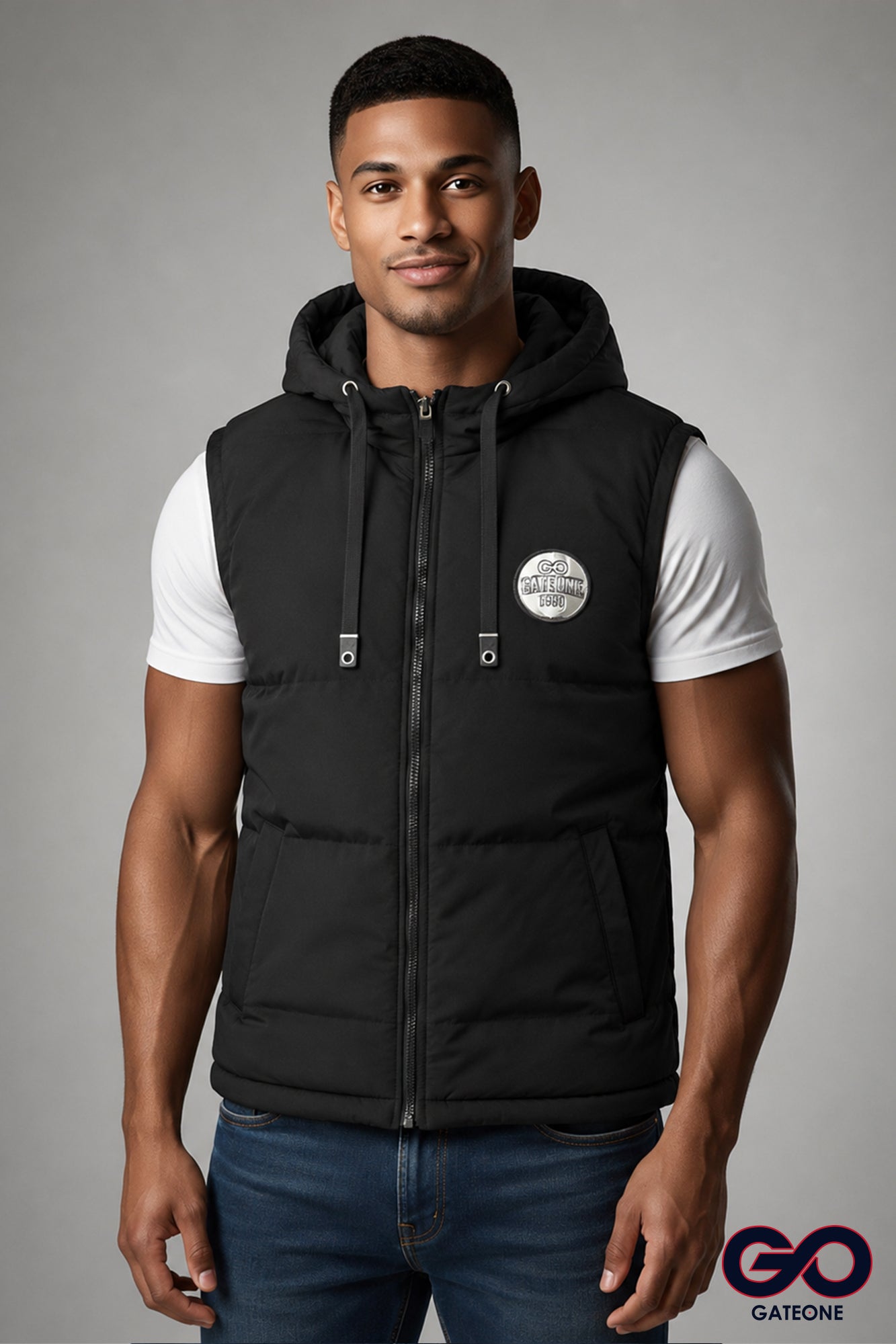 Chaleco Acolchado doble vista para Hombre