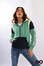 Sudadera Gate One Varsity Capucha Cierre