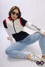 Sudadera Gate One Varsity Capucha Cierre