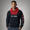 Sudadera para hombre, bolsas frontales y cierre.