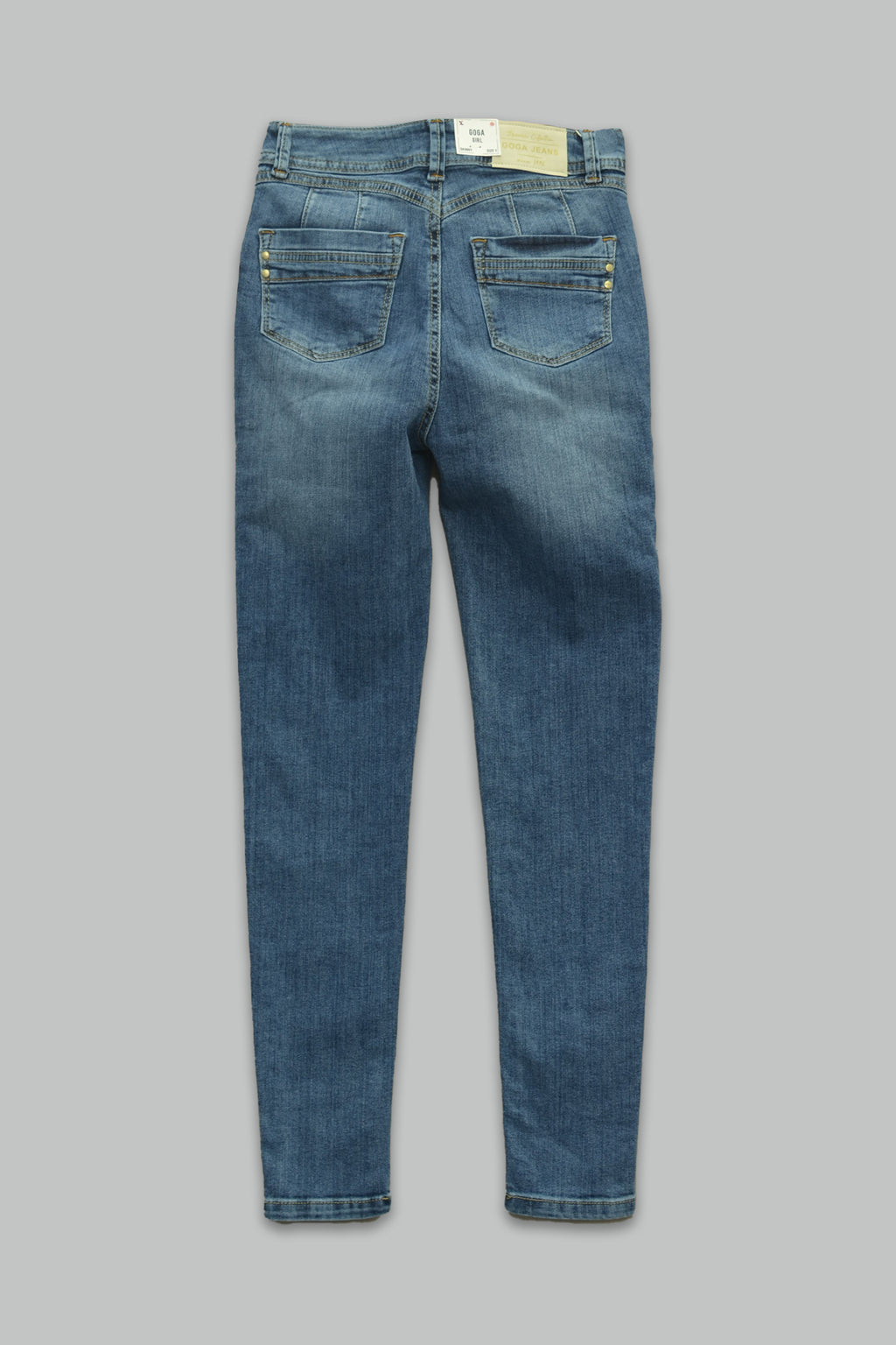 Pantalón skinny fit de mezclilla para mujer
