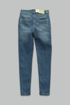 Pantalón skinny fit de mezclilla para mujer