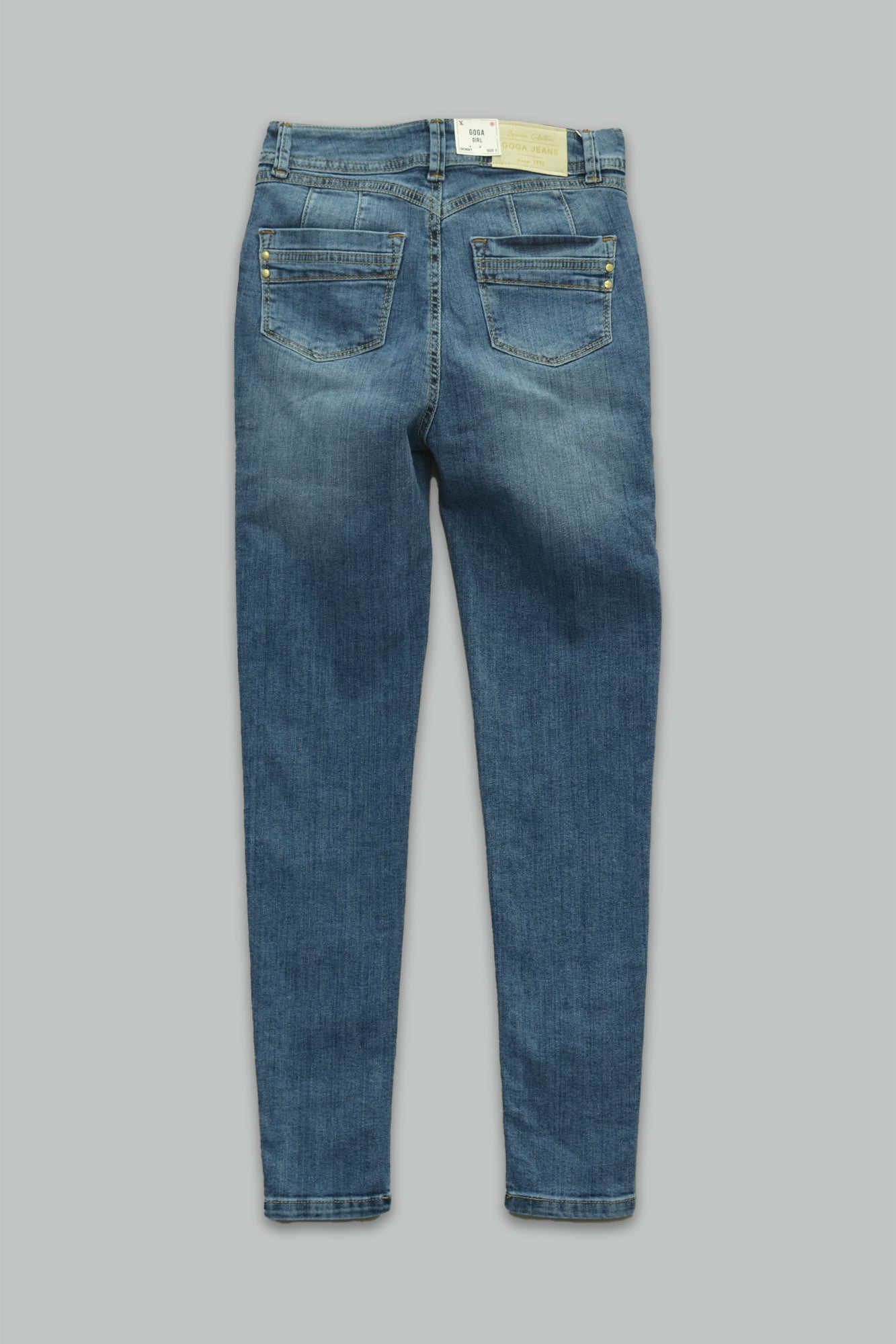 Pantalón skinny fit de mezclilla para mujer