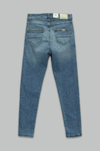 Pantalón skinny fit de mezclilla para mujer