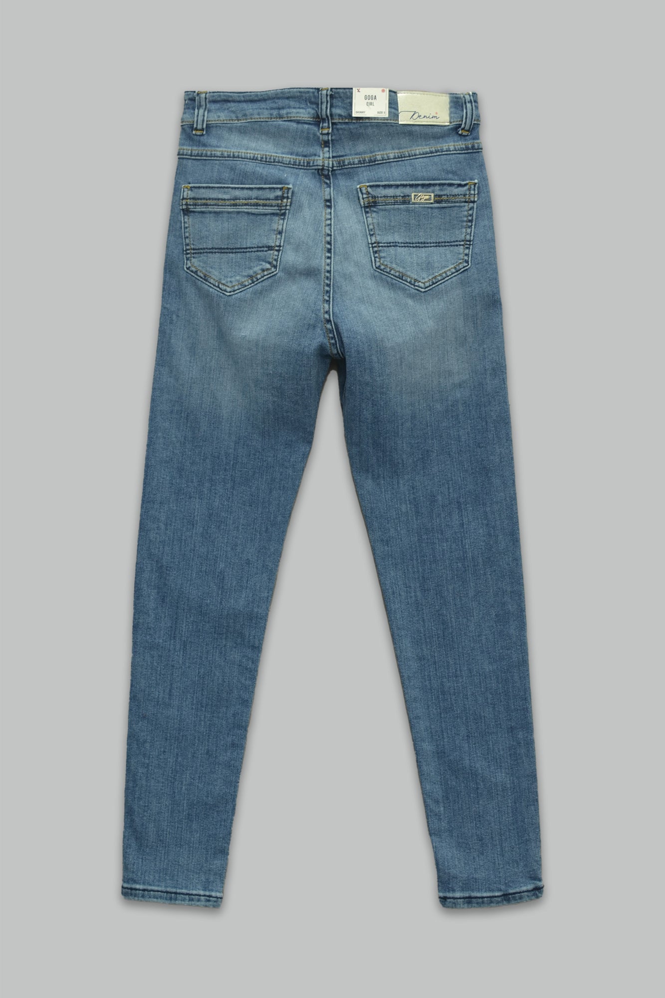 Pantalón skinny fit de mezclilla para mujer
