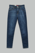 Pantalón skinny fit de mezclilla para mujer