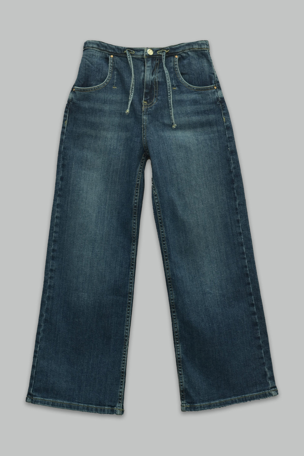 Pantalón Recto de mezclilla para niña