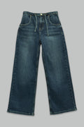 Pantalón Recto de mezclilla para niña