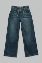 Pantalón Recto de mezclilla para niña