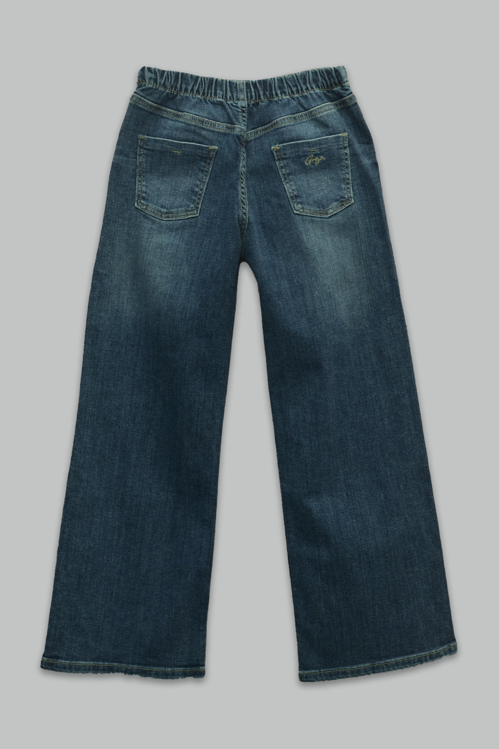 Pantalón Recto de mezclilla para niña