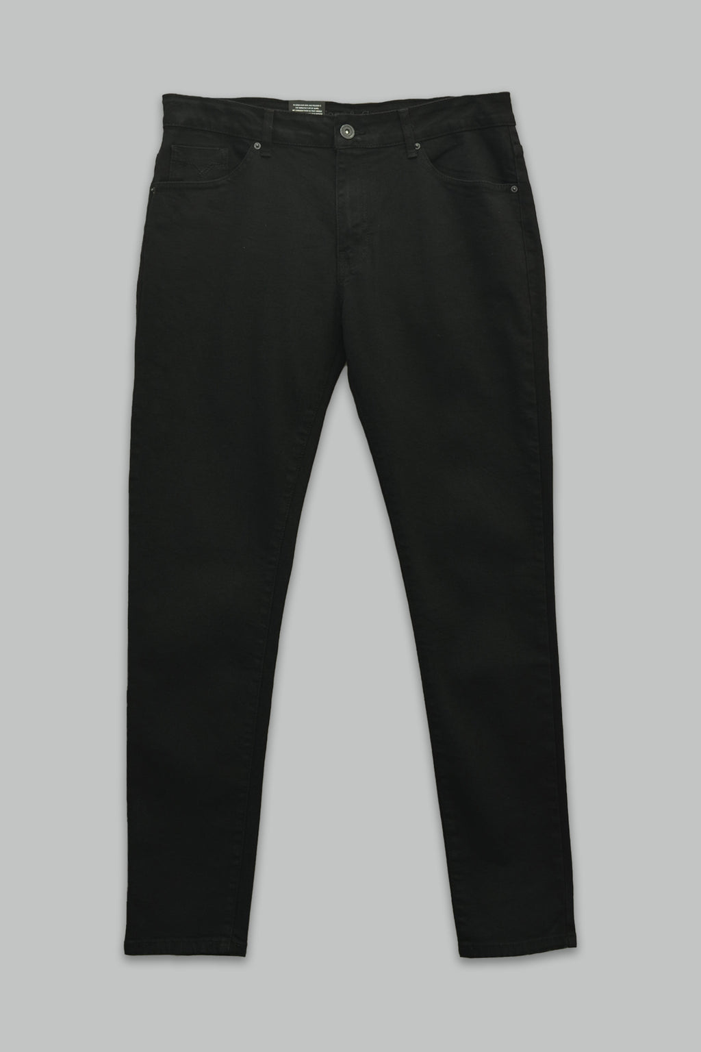Pantalón de mezclilla Negro slim fit  para hombre
