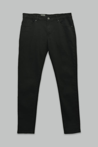 Pantalón de mezclilla Negro slim fit  para hombre