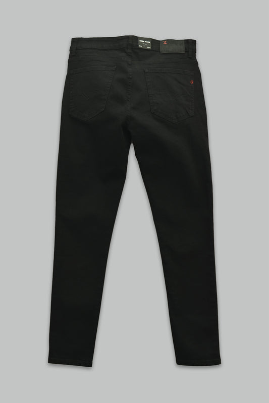 Pantalón de mezclilla Negro slim fit  para hombre