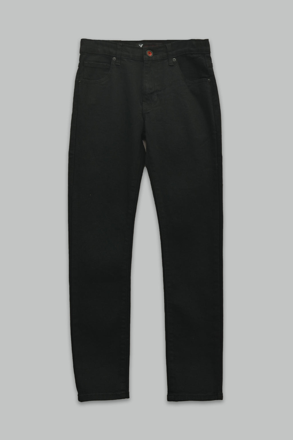 Jeans Goga Slim Fit Stretch Mezclilla Color Negro.