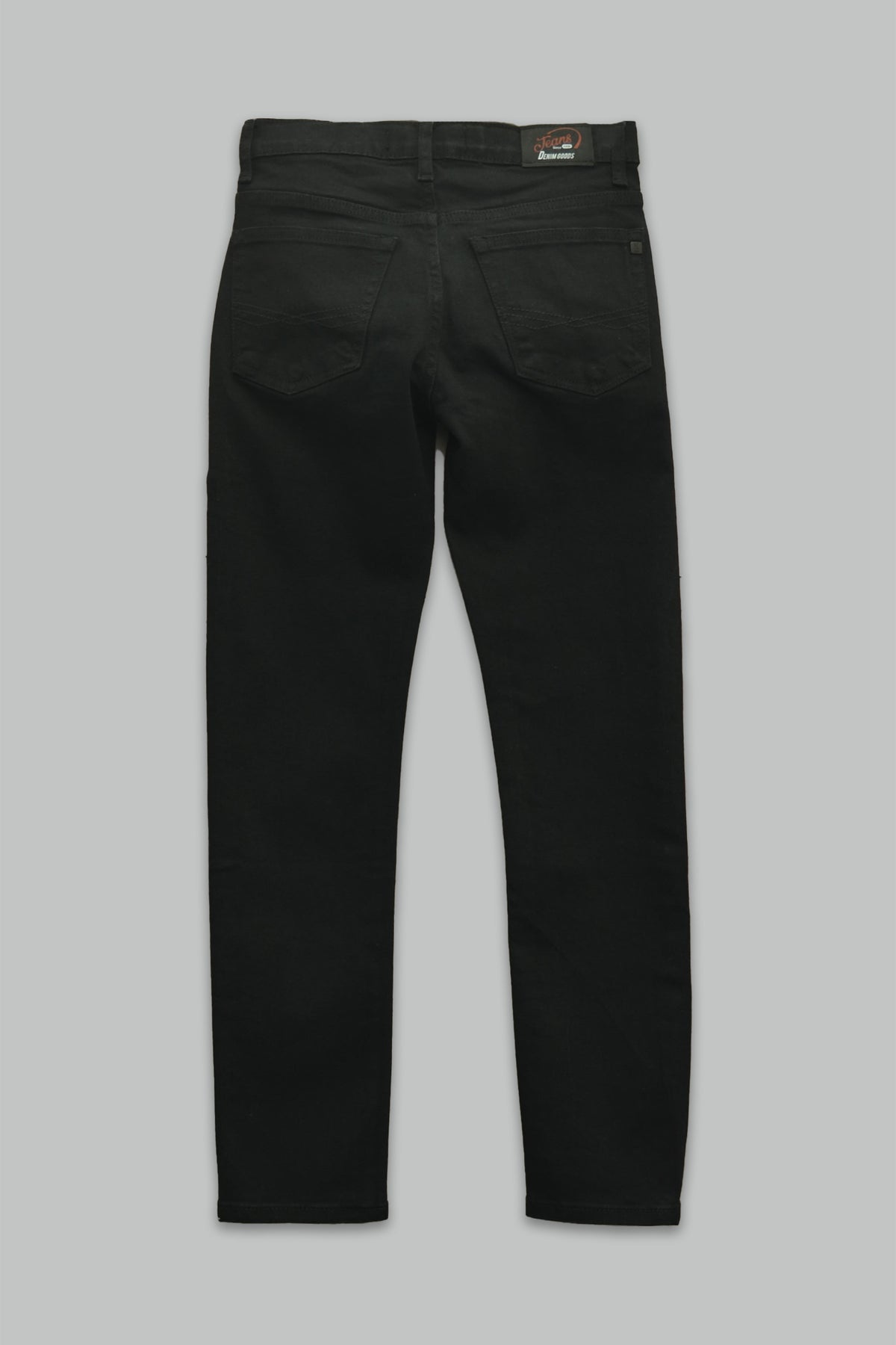 Jeans Goga Slim Fit Stretch Mezclilla Color Negro.
