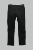 Pantalón Negro de mezclilla Regular Fit Stretch para hombre