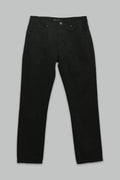 Pantalón Negro de mezclilla Regular Fit para hombre
