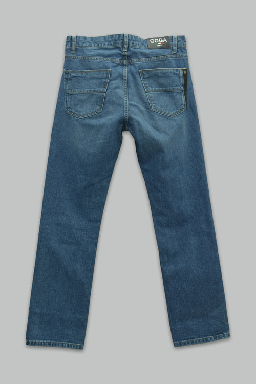Jeans Goga Regular Fit Lavado Claro Corte Recto